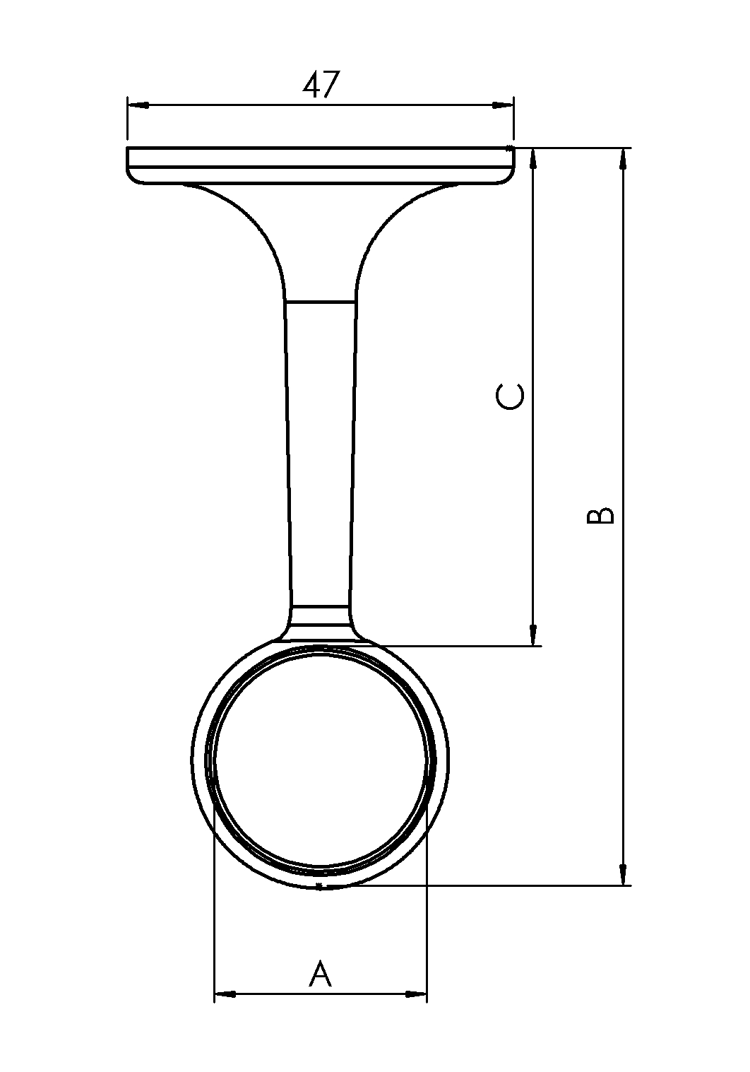 Rod holder 1558 open | Theofils
