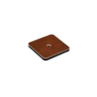 Backplate leather Vieste Knob/hook
