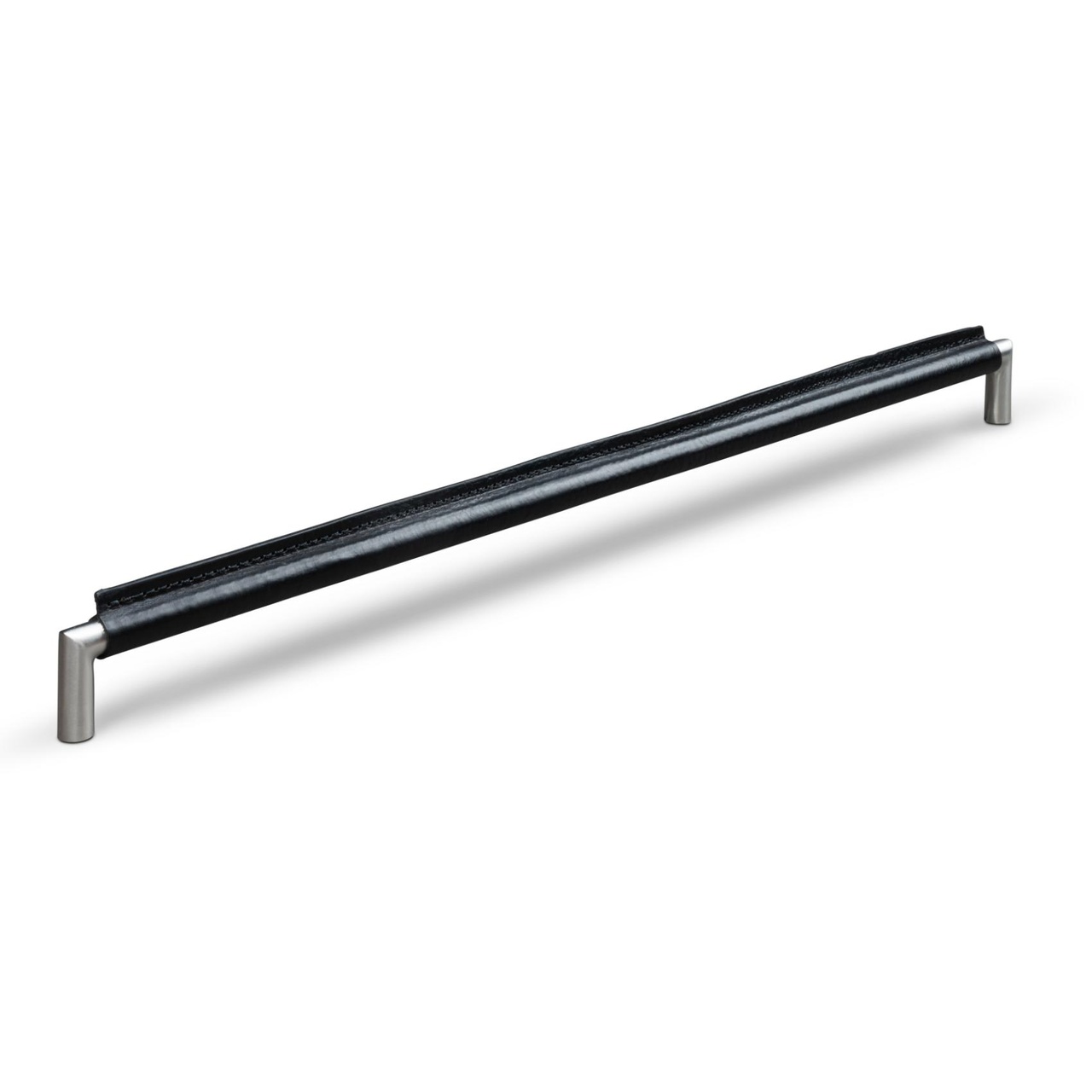 HANDLE MONOPOLI CC480 STAINLESS STEEL-LOOK BLACK LEATHER