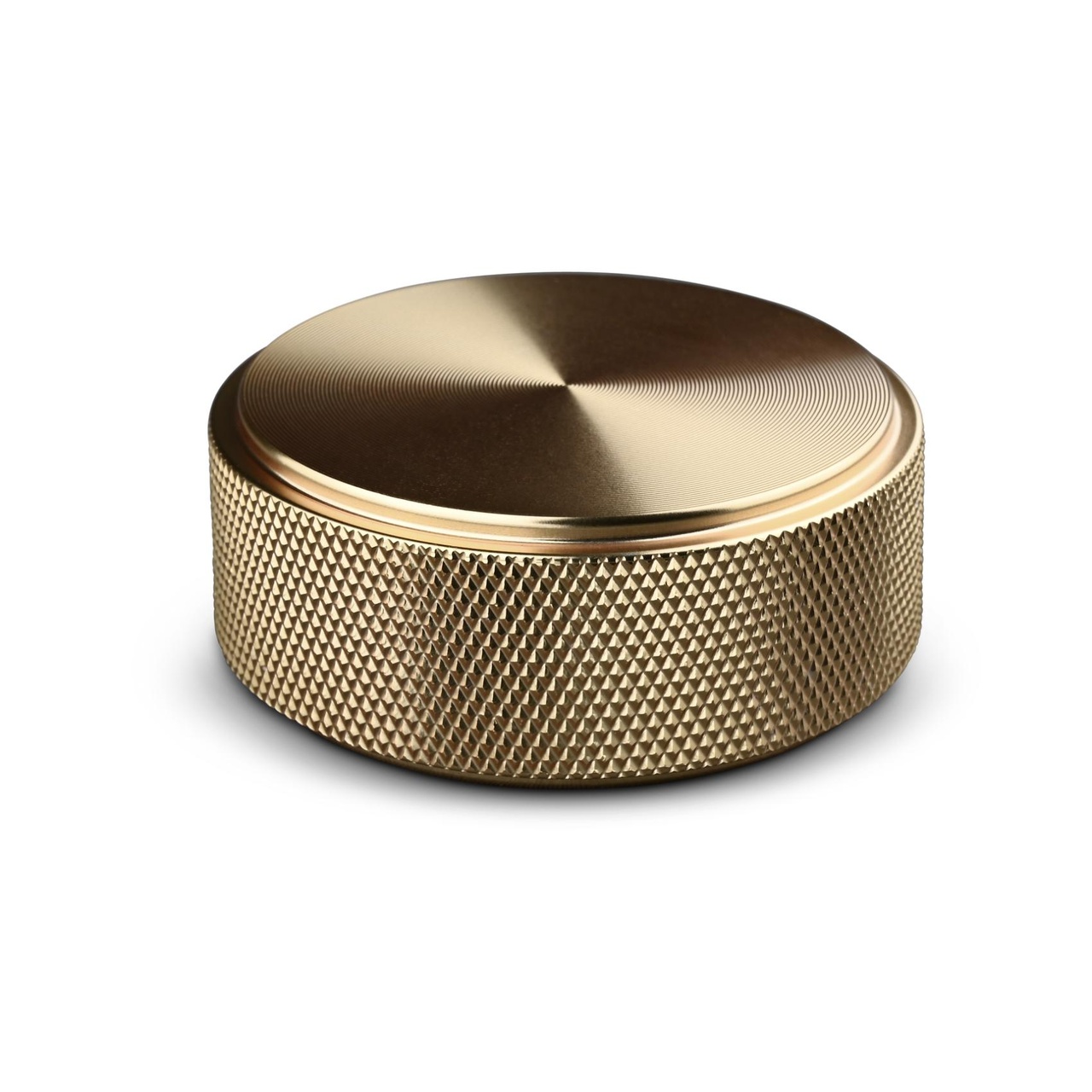 KNOB RIMINI DIAM. 50MM KNURLED CHAMPAGNE