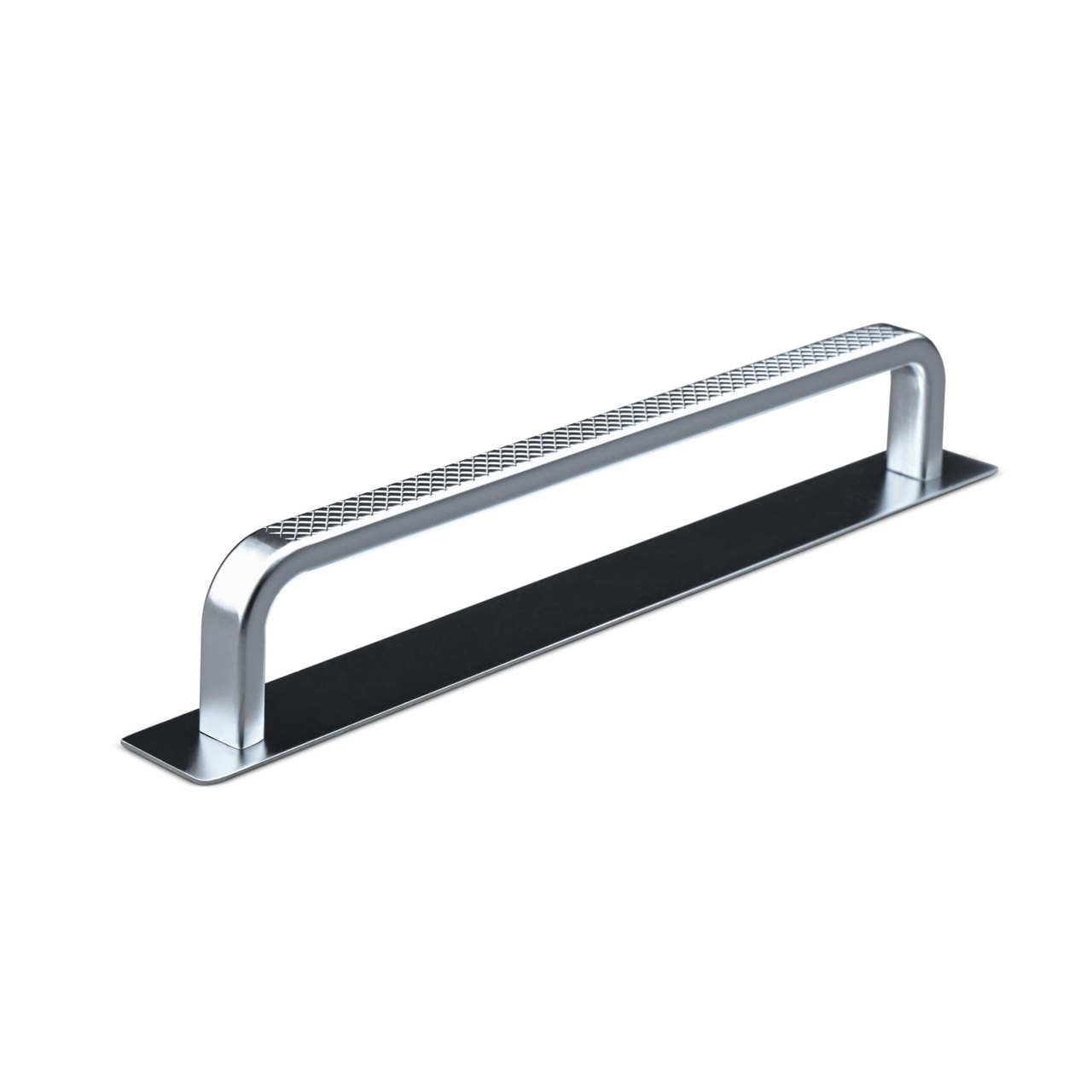 HANDLE GARDONE CC160 KNURLED ALUMINIUM-LOOK