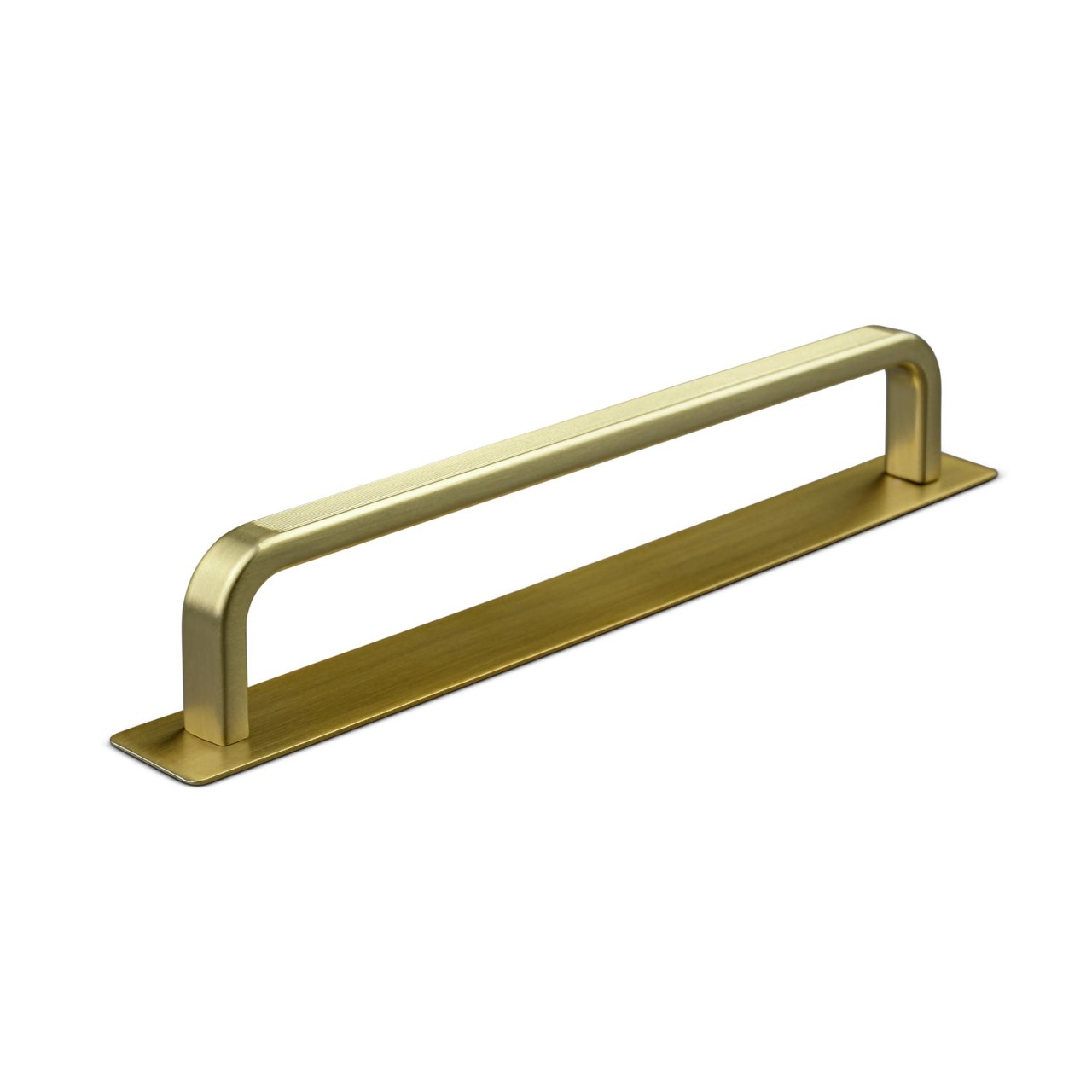 HANDLE GARDONE CC160 STRIPE MATT BRASS