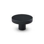 KNOB MONZA DIAM. 42MM KNURLED MATT BLACK