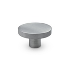KNOB MONZA DIAM. 42MM KNURLED MATT BLACK