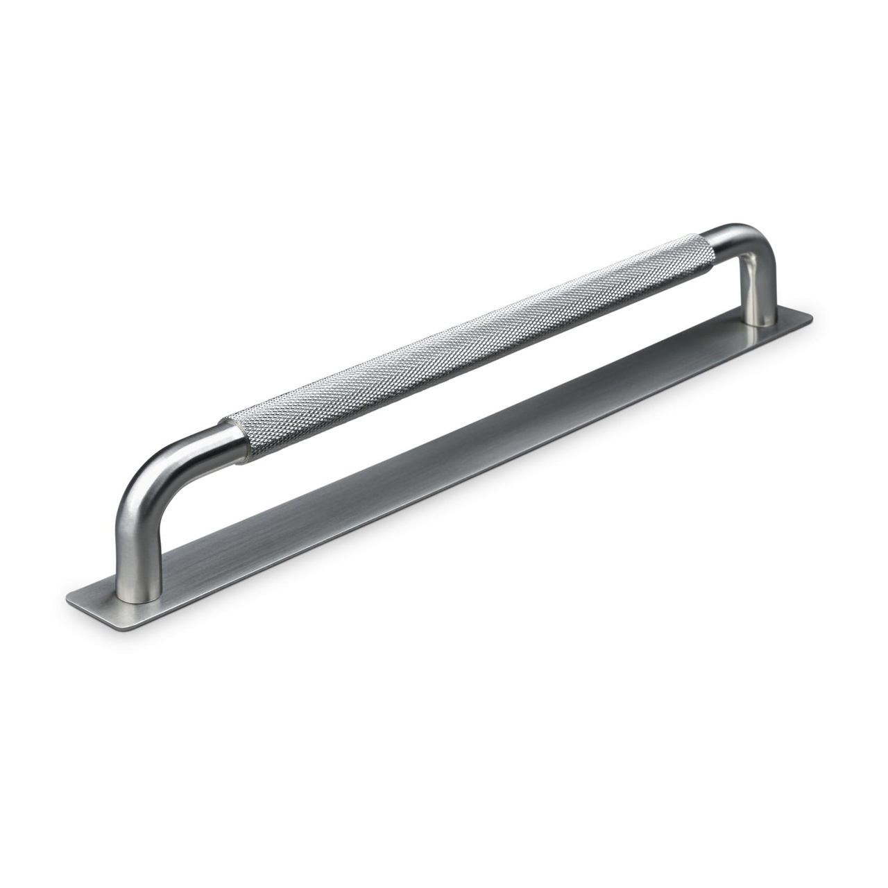 HANDLE PERUGIA CC224 KNURLED STAINLESS STEEL-LOOK