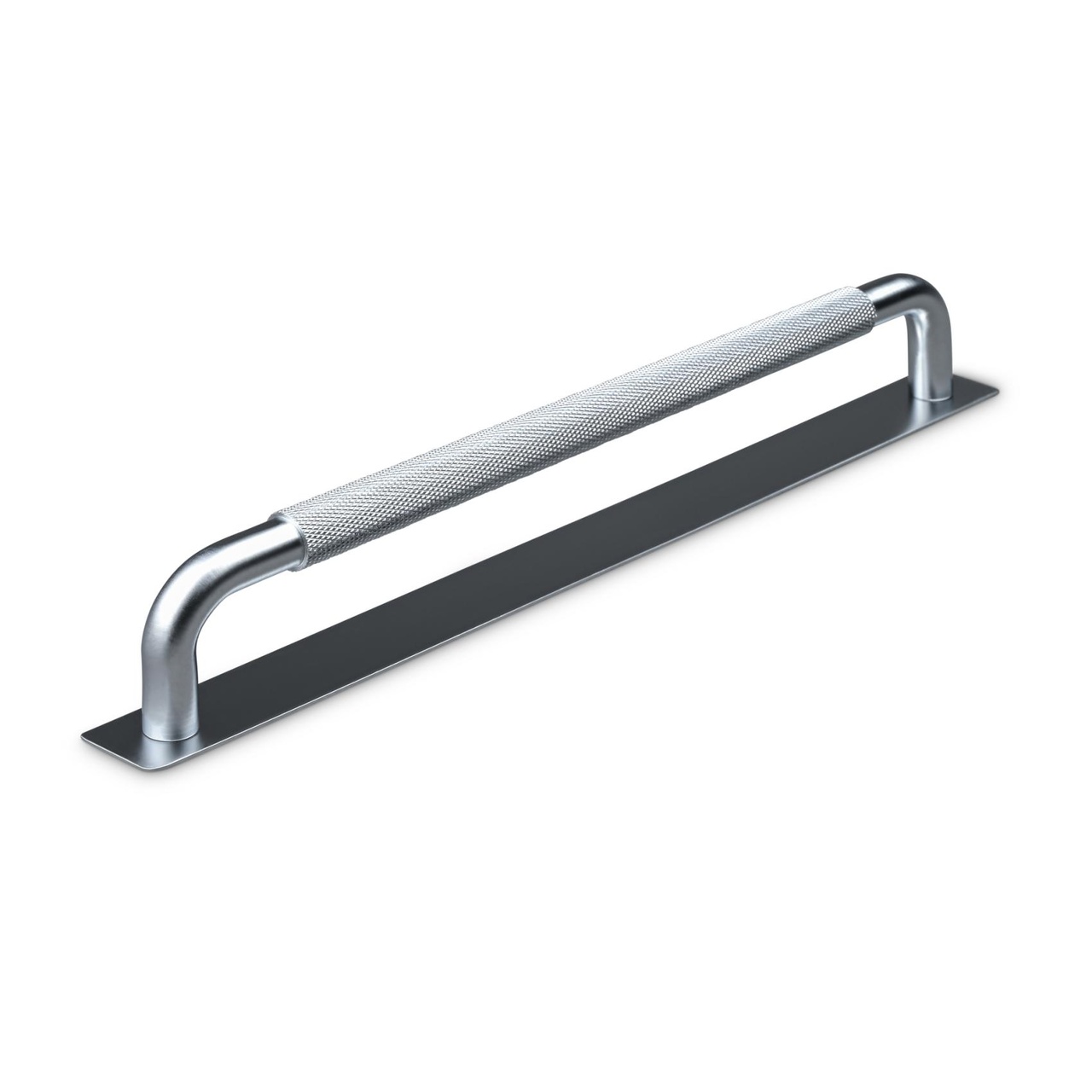 HANDLE PERUGIA CC224 KNURLED ALUMINIUM-LOOK