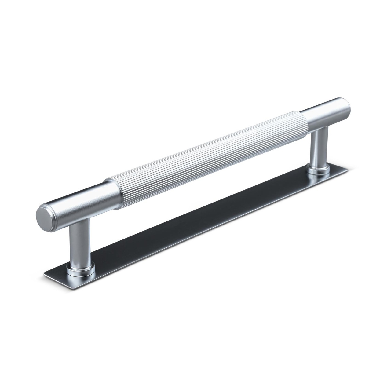 HANDLE SALO CC160 STRIPE ALUMINIUM-LOOK