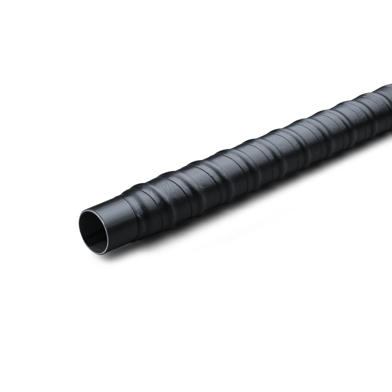 WARDROBE ROD 25/558 MM BLACK LEATHER WRAPPED