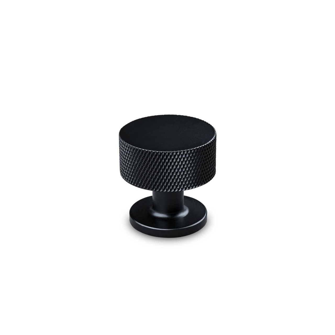KNOB SASSARI DIAM. 30MM KNURLED MATT BLACK