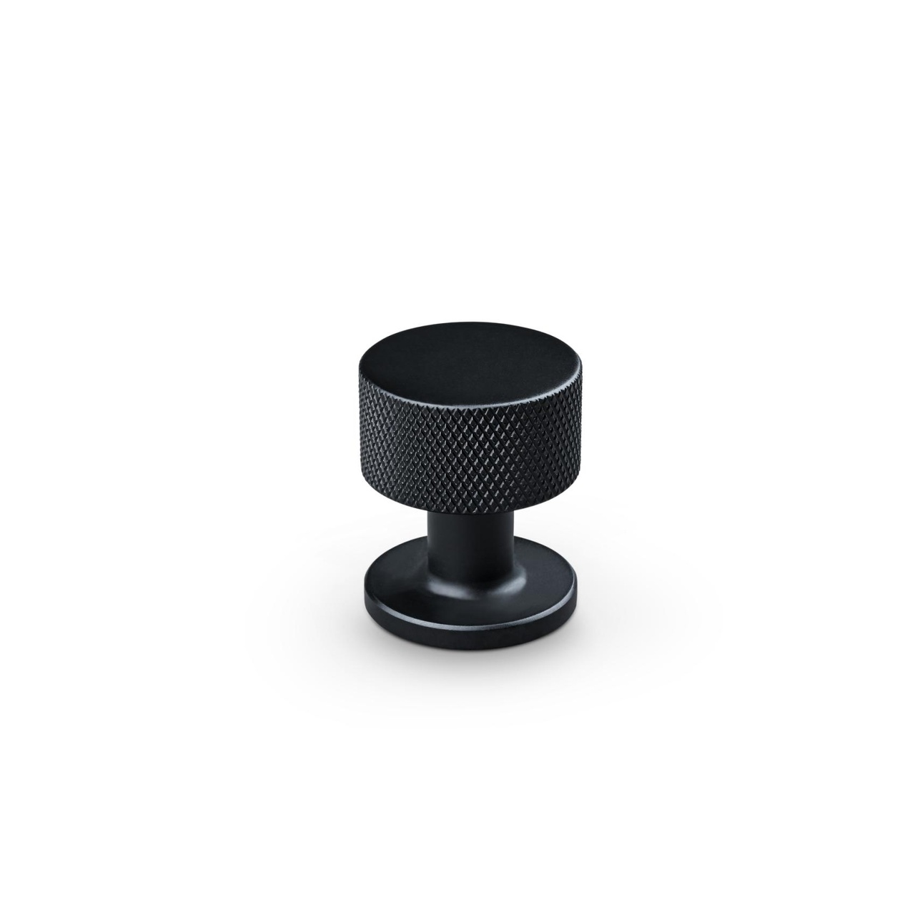 KNOB SASSARI DIAM. 25MM KNURLED MATT BLACK