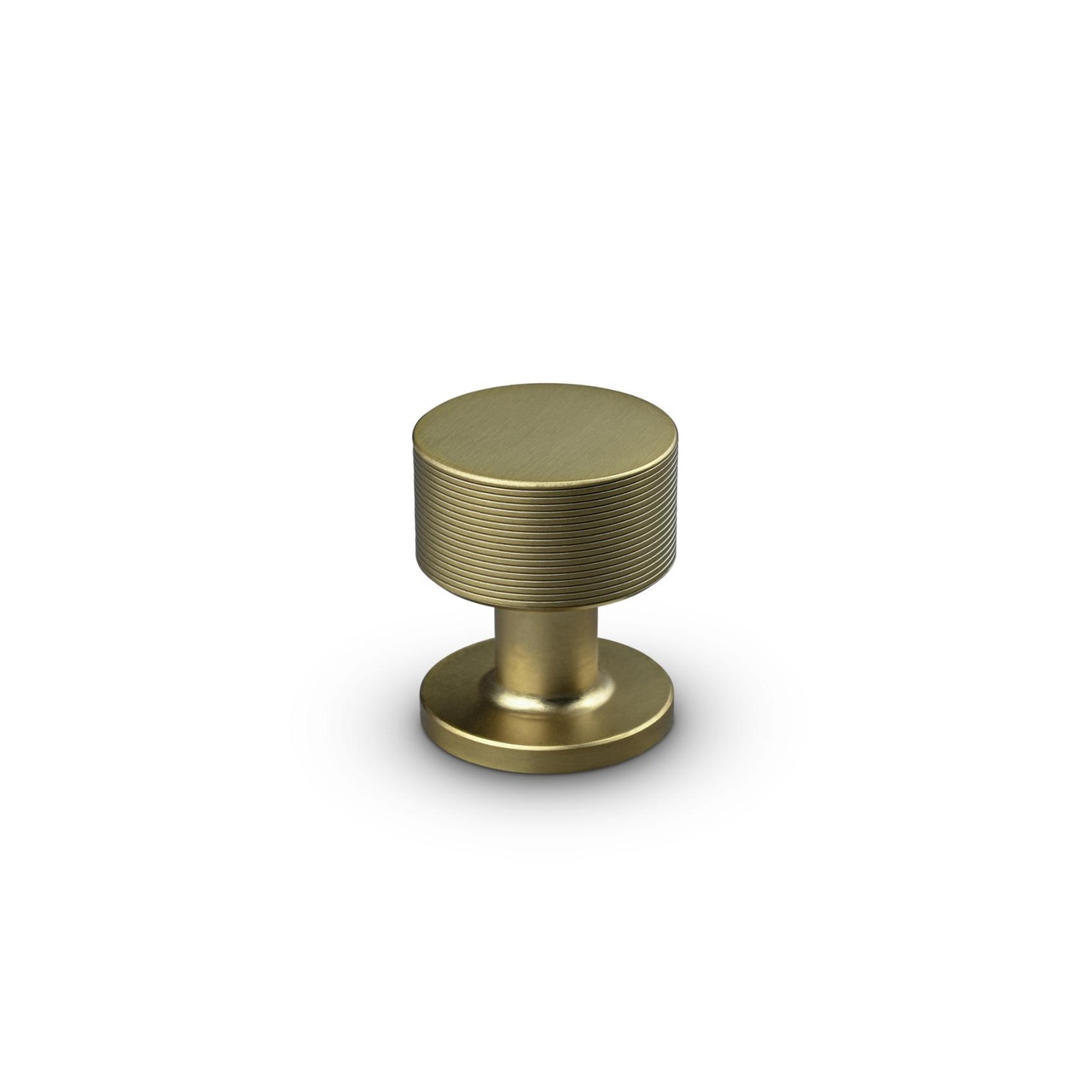 KNOB SASSARI DIAM. 25MM STRIPE MATT BRASS