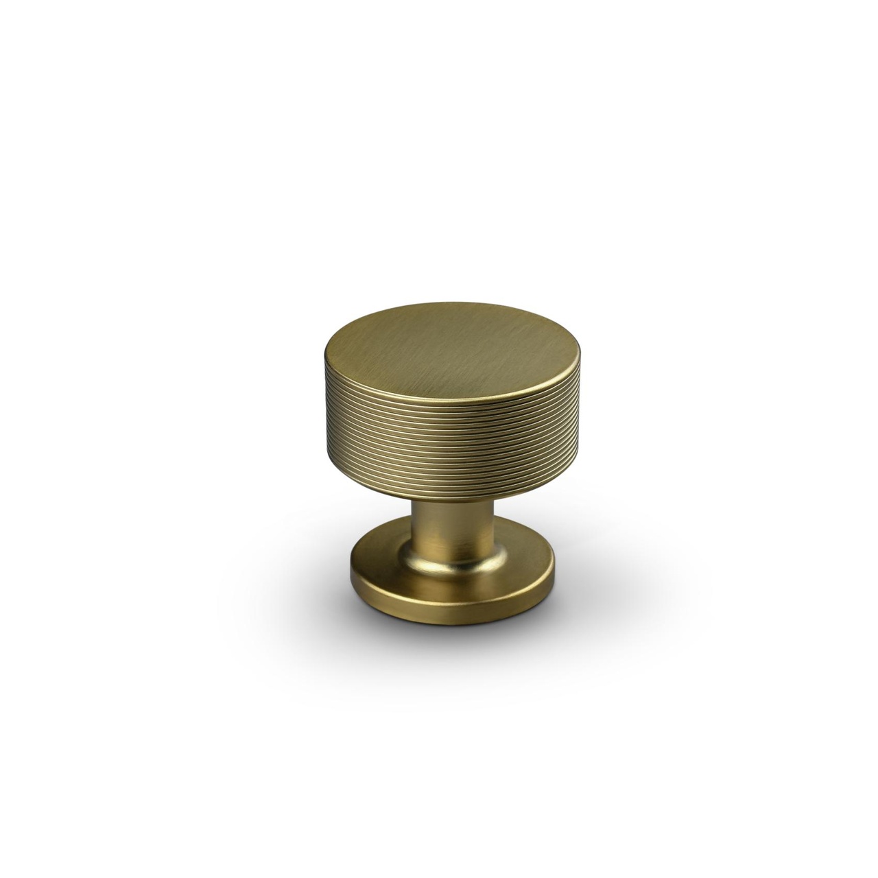 KNOB SASSARI DIAM. 30MM STRIPE MATT BRASS