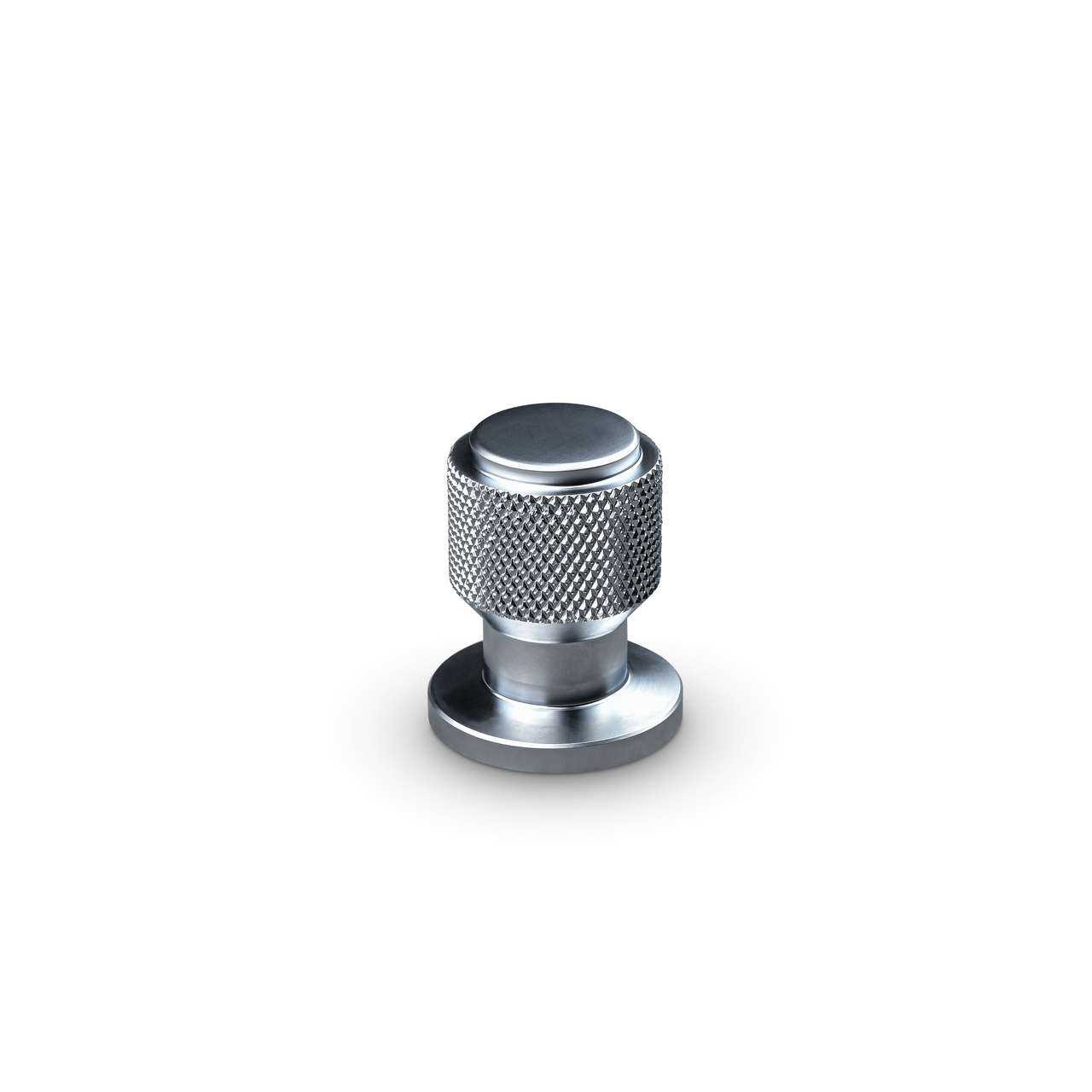 KNOB LONATO DIAM. 20MM KNURLED ALUMINIUM-LOOK