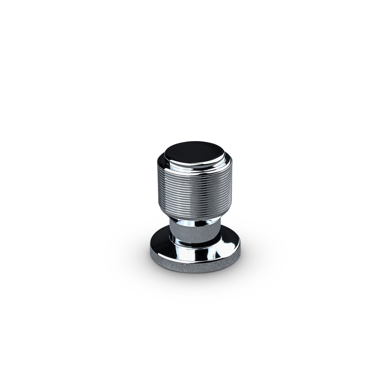 KNOB LONATO DIAM. 20MM STRIPE CHROME