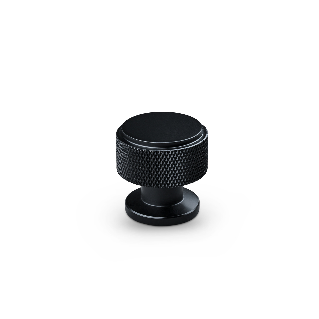 KNOB LONATO DIAM. 30MM KNURLED MATT BLACK