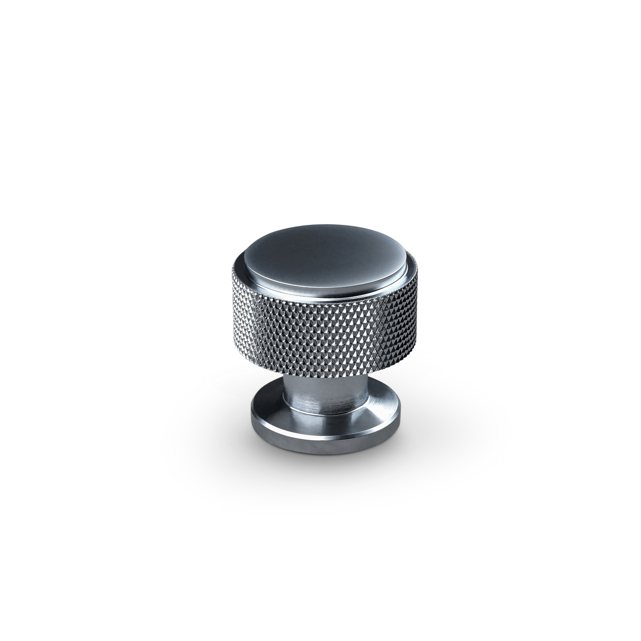 KNOB LONATO DIAM. 30MM KNURLED ALUMINIUM-LOOK