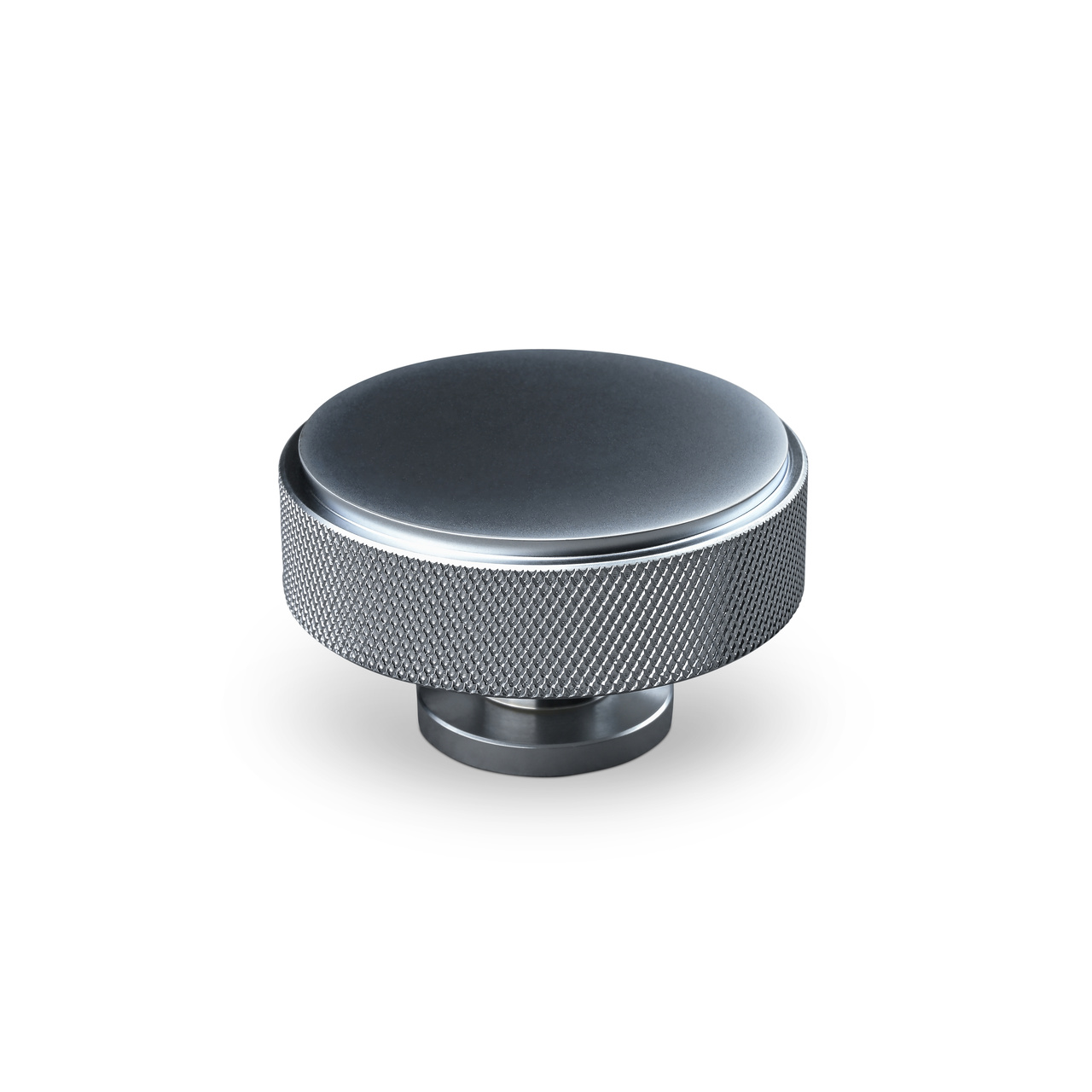 KNOB LONATO DIAM. 50MM KNURLED ALUMINIUM-LOOK