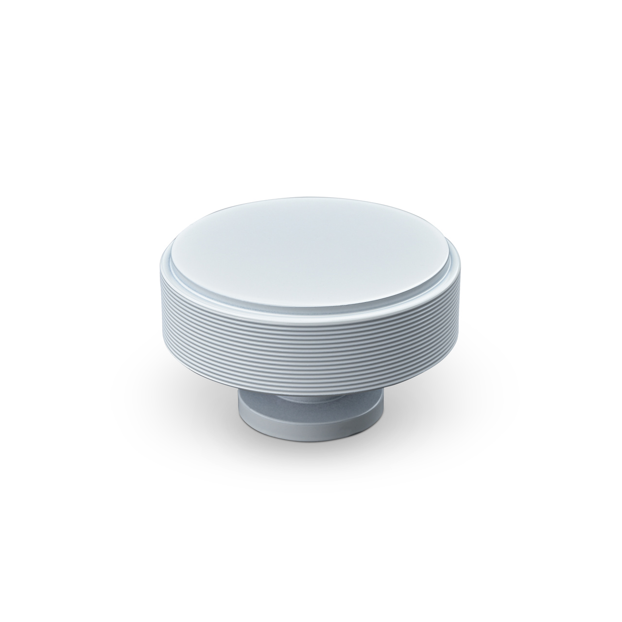 KNOB LONATO DIAM. 50MM STRIPE MATT WHITE