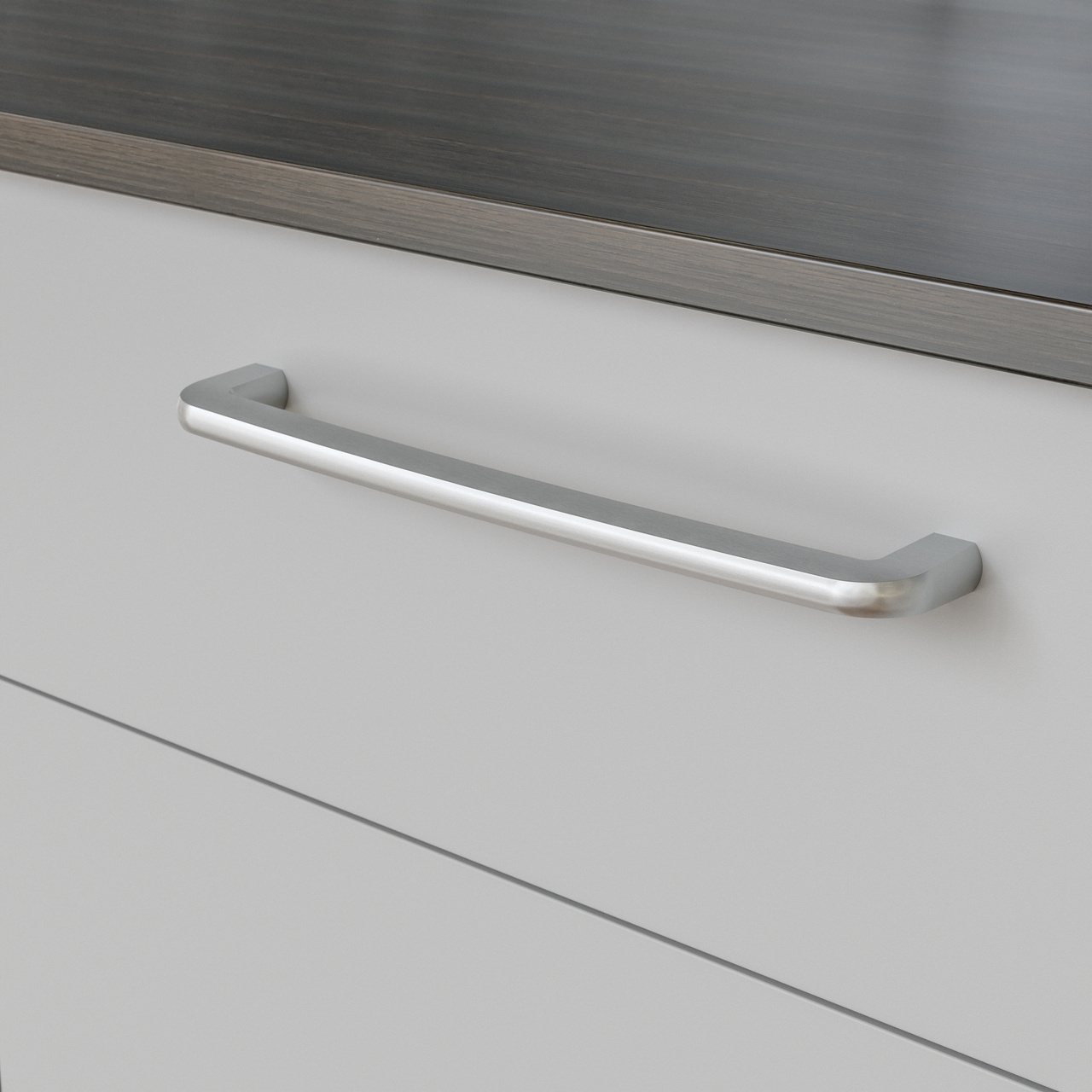 HANDLE VISBY CC256 STAINLESS STEEL-LOOK