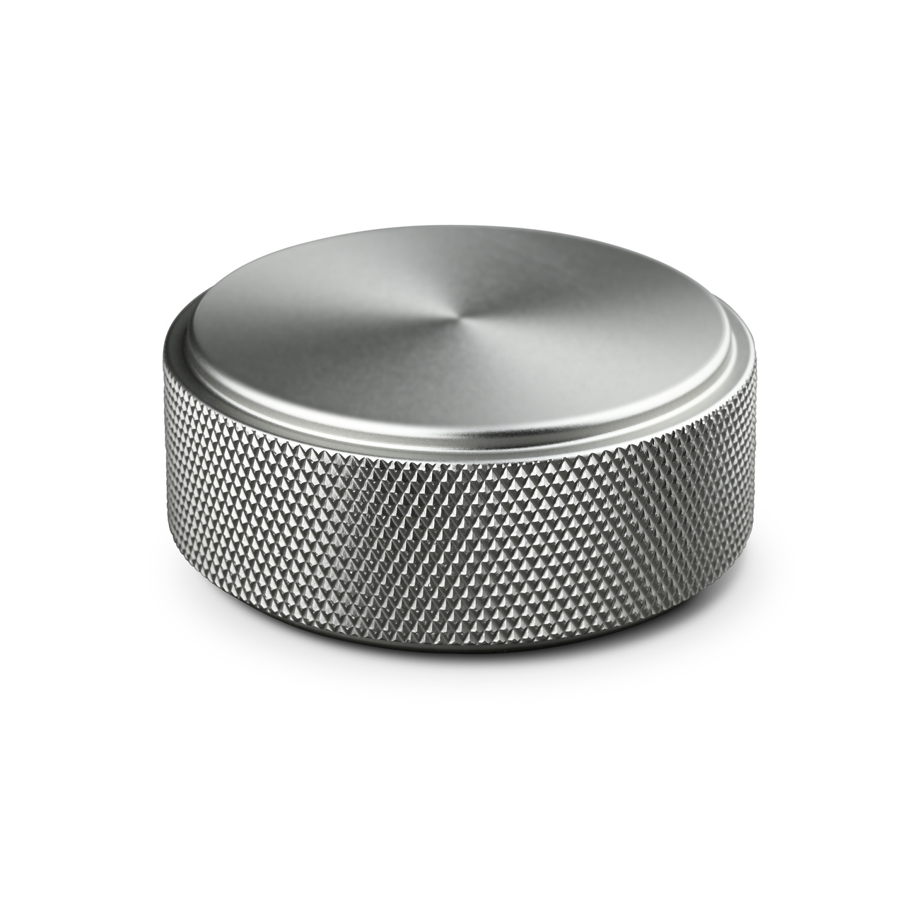 KNOB RIMINI DIAM. 50MM KNURLED STAINLESS STEEL-LOOK