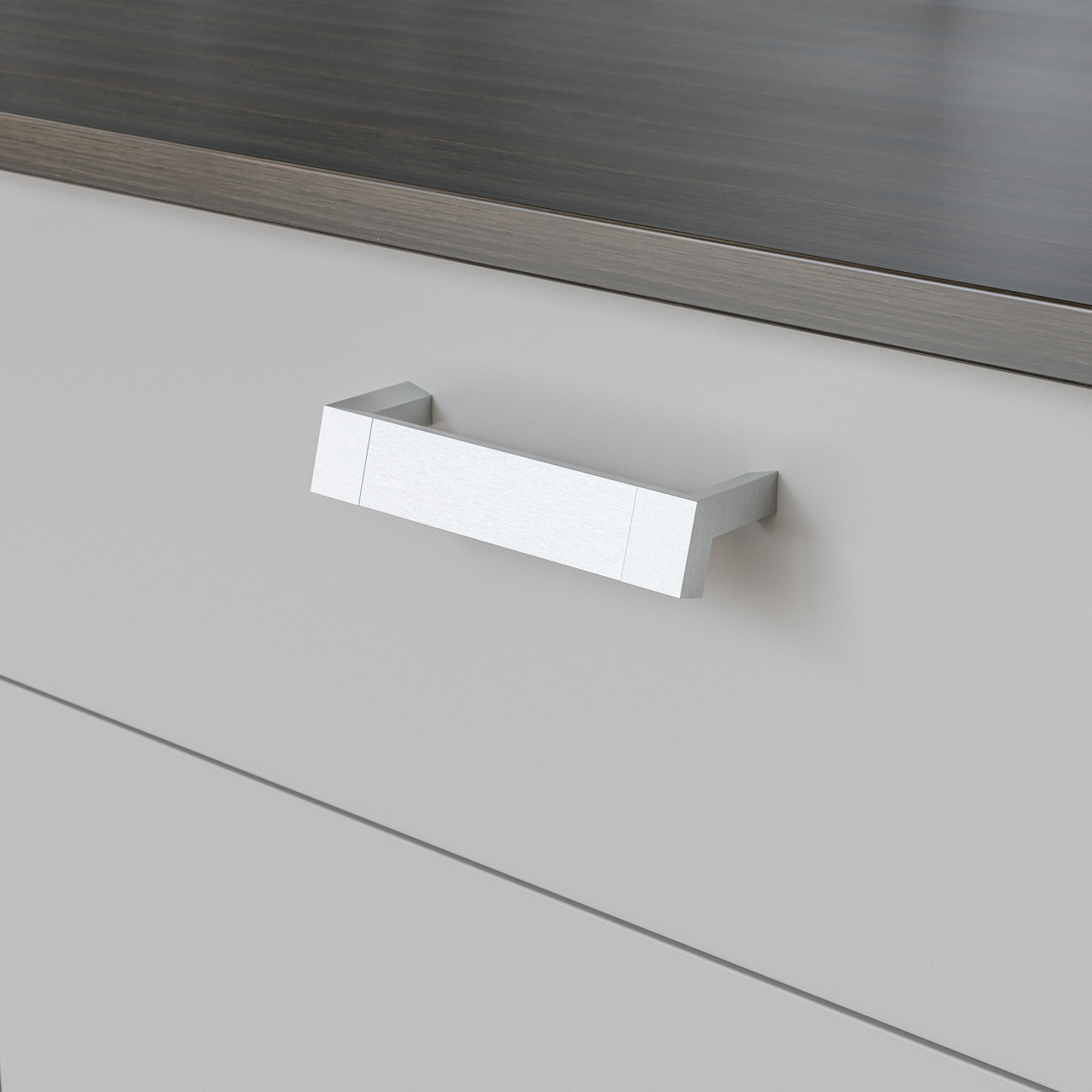 HANDLE BÅSTAD CC128 STANLESS STEEL-LOOK