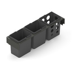 WASTE SORTING SYSTEM TOLEDO 80X35 DARK GREY 0/3