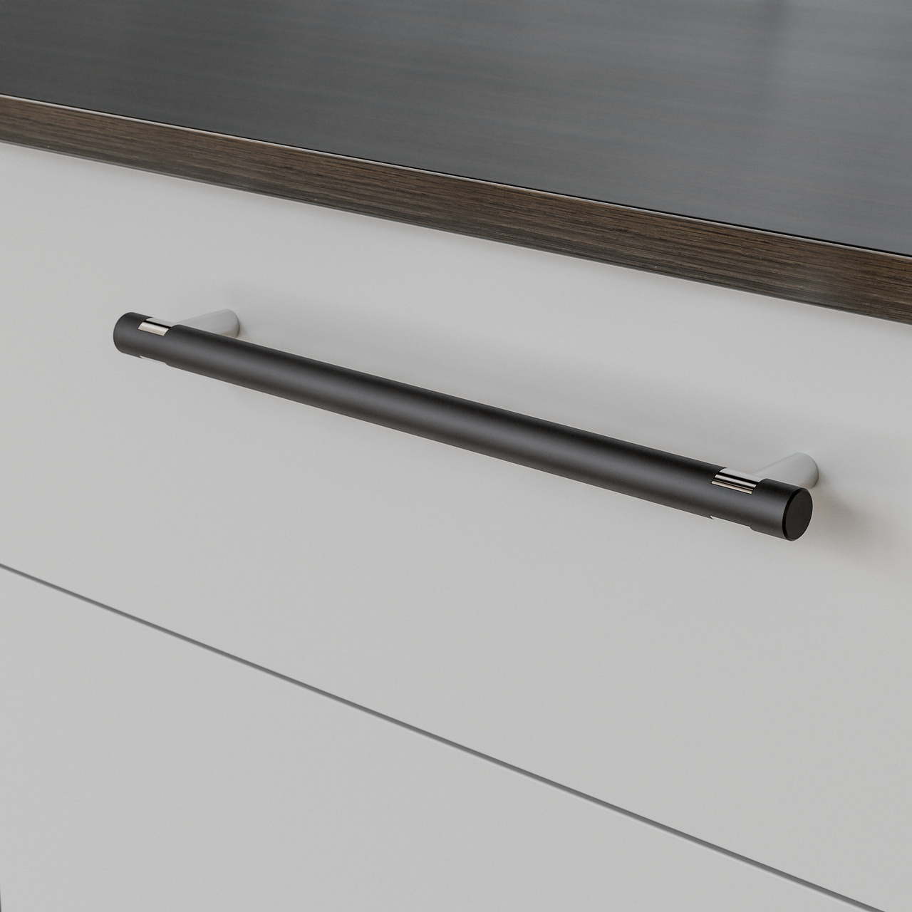 HANDLE VARBERG CC256 MATT BLACK/CHROME