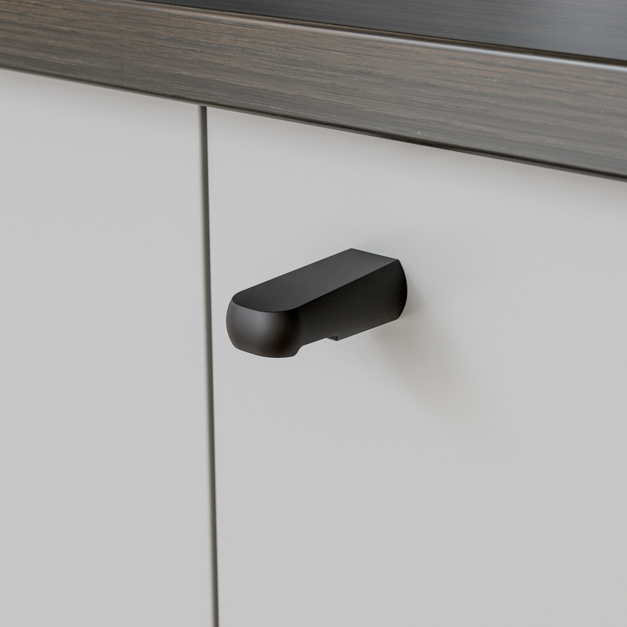 KNOB VISBY 40MM MATT BLACK
