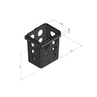 Waste sorting system Alicante - Mounting bracket fixed