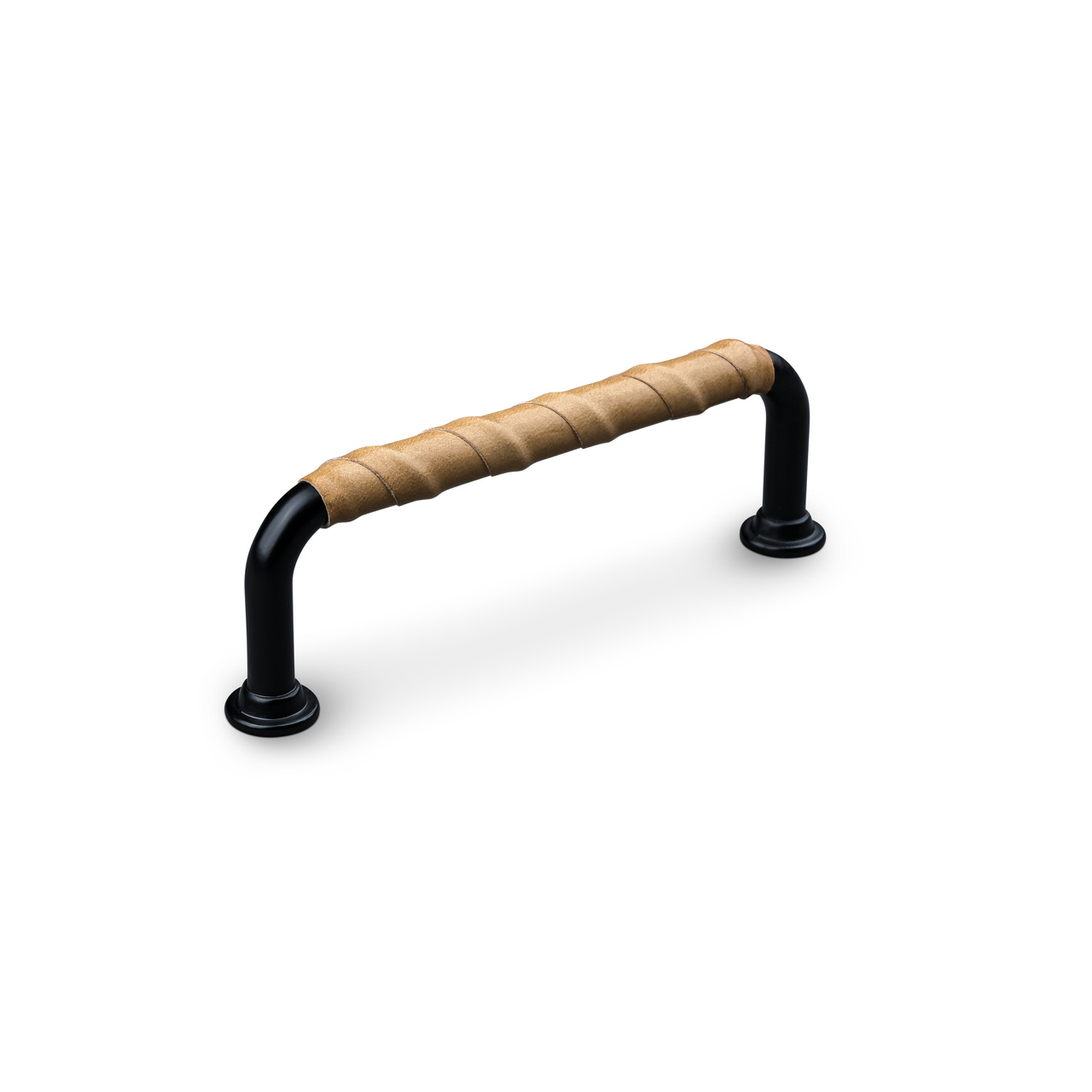 HANDLE BURANO CC96 MATT BLACK LIGHT BROWN WRAPPED