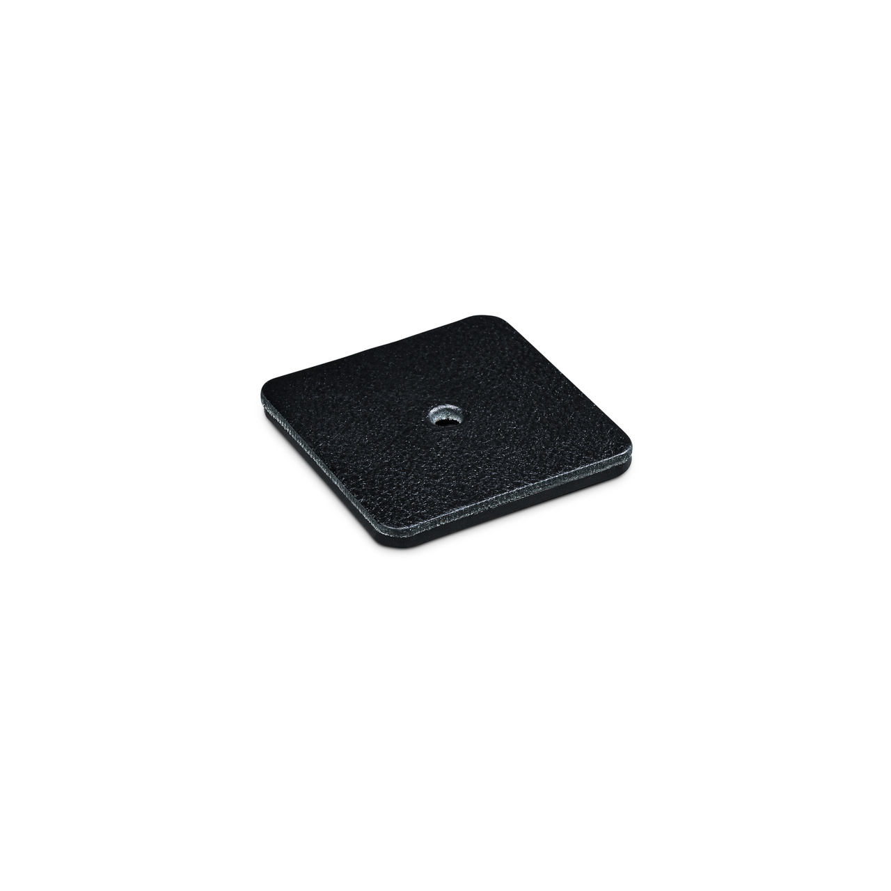 BACK PLATE COLMAR 50X50MM BLACK/BLACK LEATHER