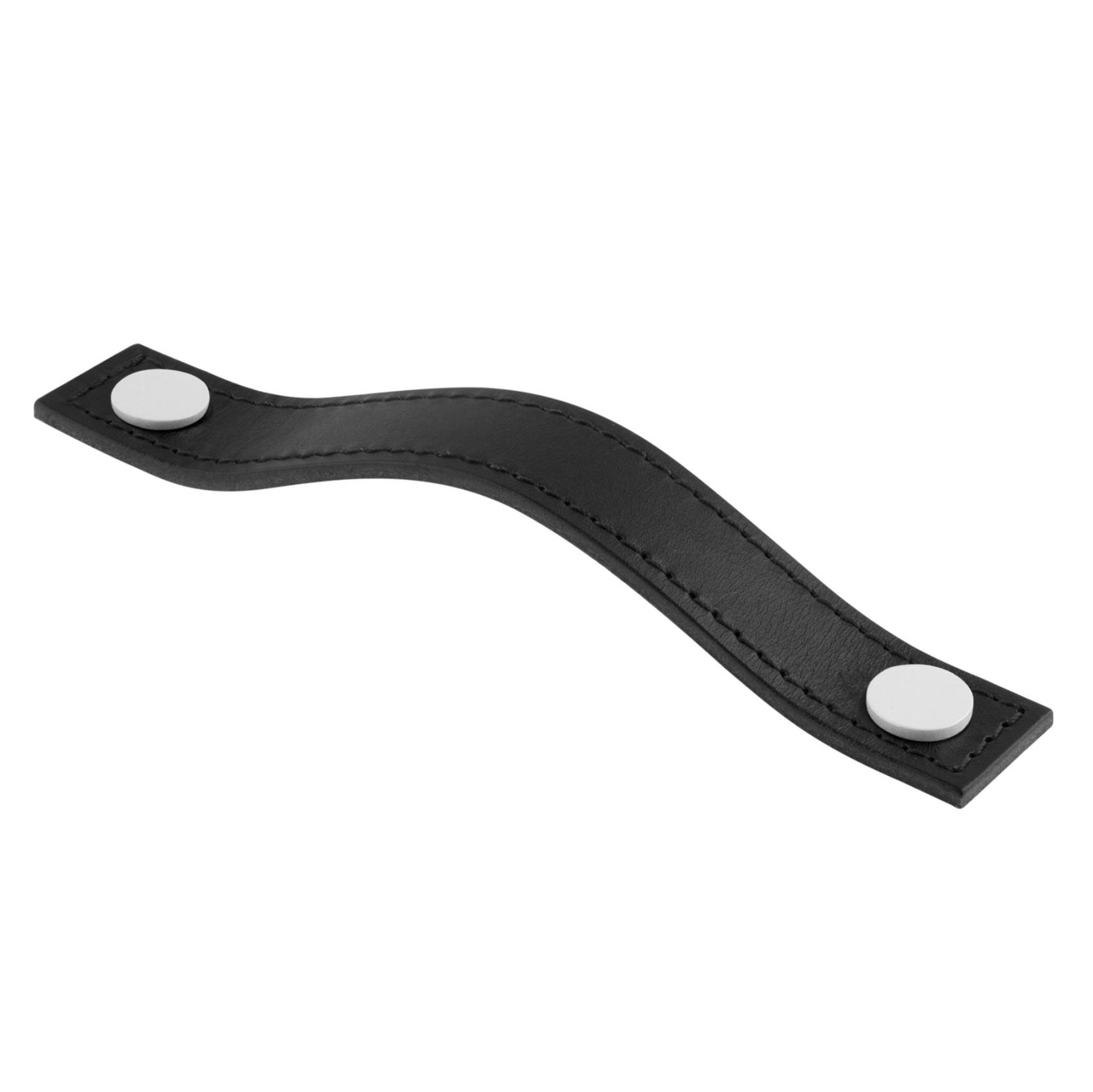HANDLE LEATHER AVIANO WHITE/BLACK 128 CC