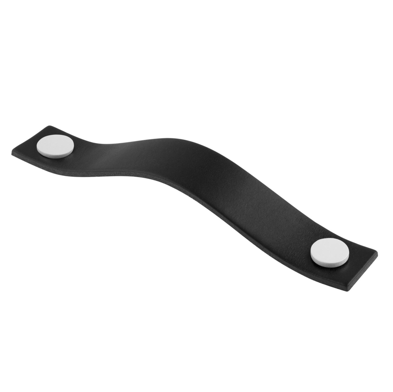 HANDLE LEATHER LEVANTO WHITE/BLACK 128 CC