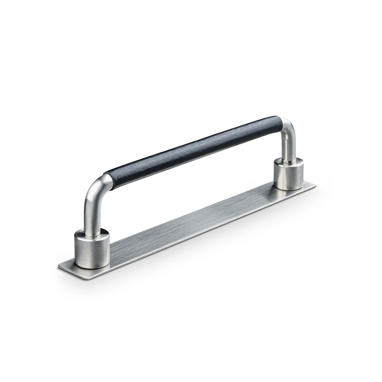 HANDLE ASISSI CC128 STAINLESS STEEL-LOOK BLACK SWEPT