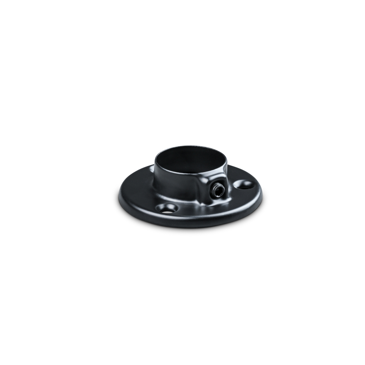 WARDROBE ROD HOLDER OPEN BLACK