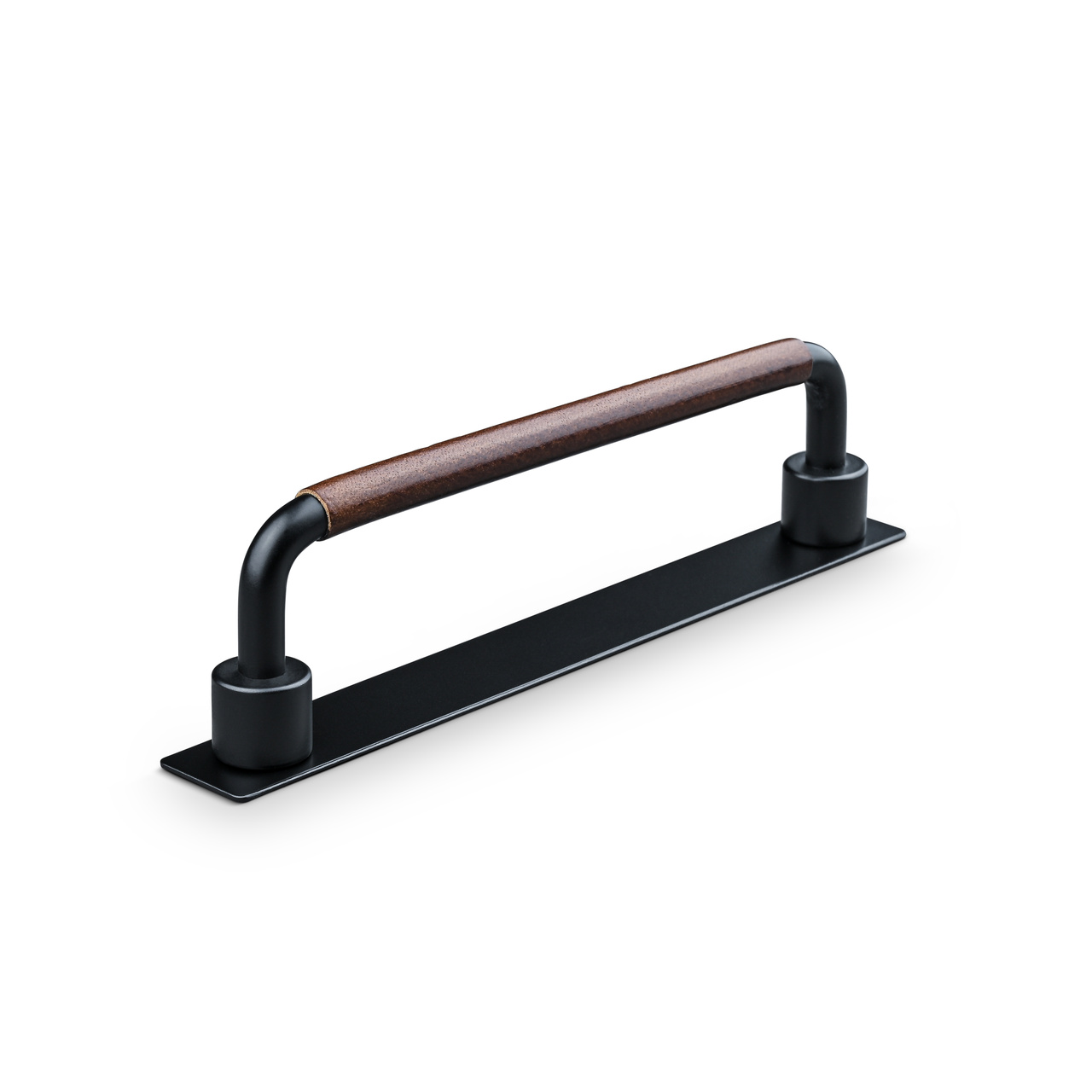 HANDLE ASISSI CC128 MATT BLACK BROWN SWEPT