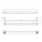 Towel rail Cannes