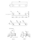 Towel hook Dijon