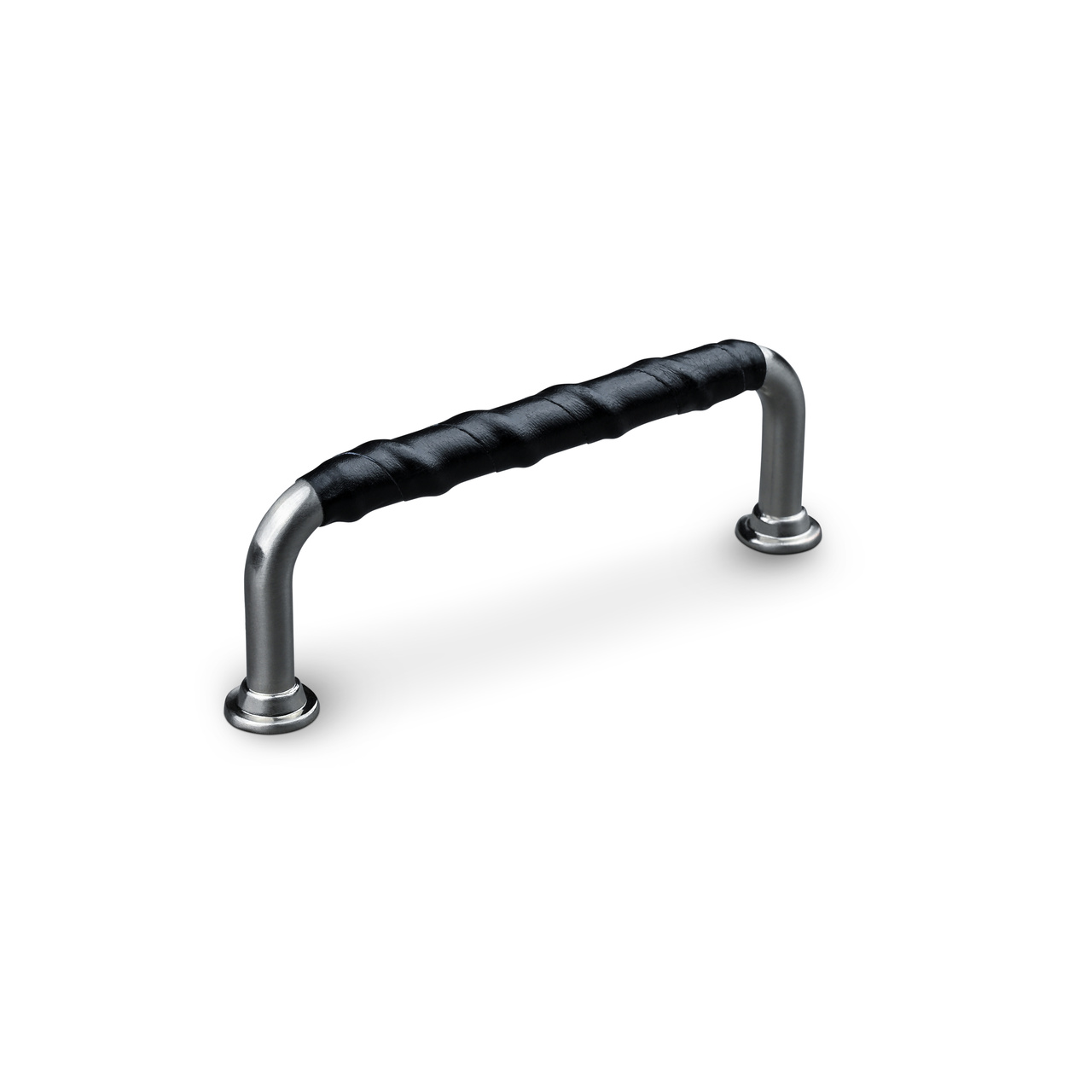 HANDLE BURANO CC96 STAINLESS STEEL-LOOK BLACK WRAPPED