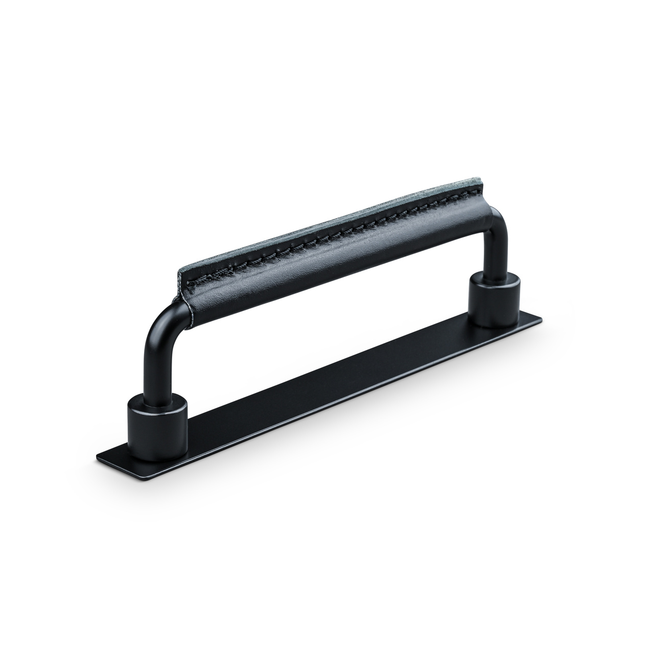 HANDLE ASISSI CC128 MATT BLACK BLACK STITCHED