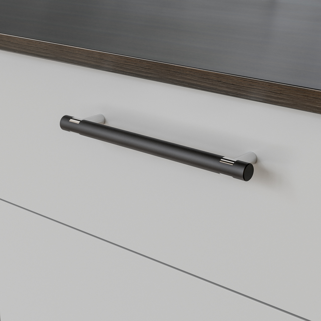 HANDLE VARBERG CC192 MATT BLACK/CHROME