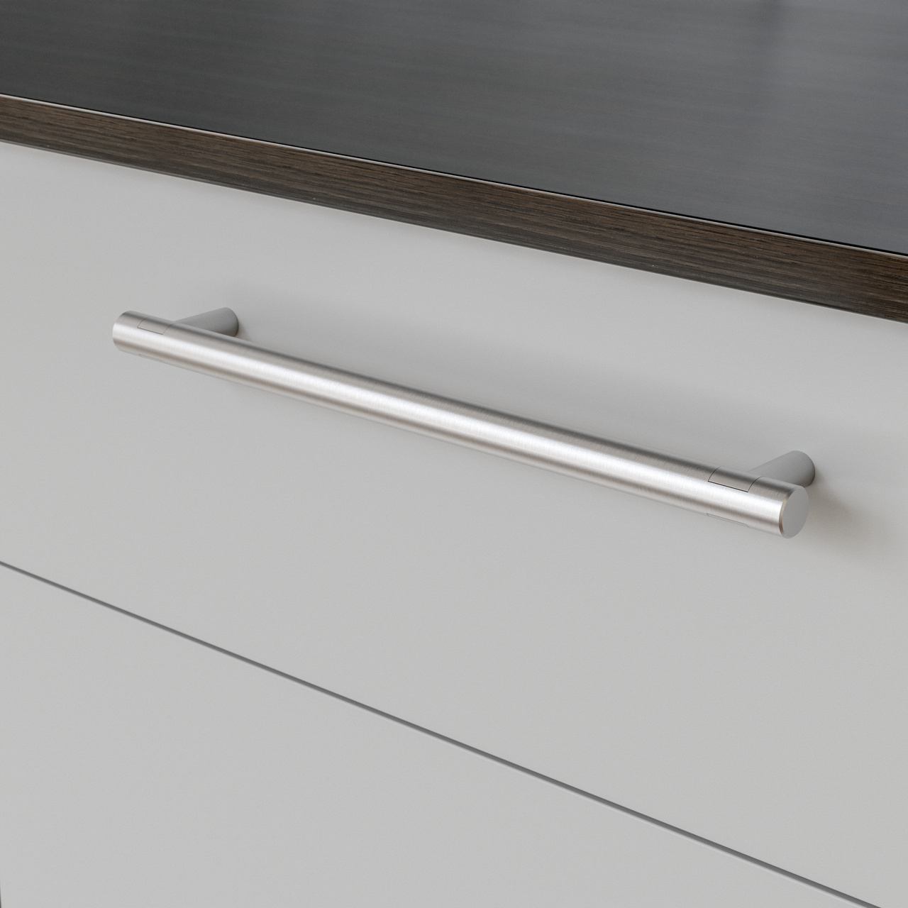 HANDLE VARBERG CC256 STANLESS STEEL-LOOK