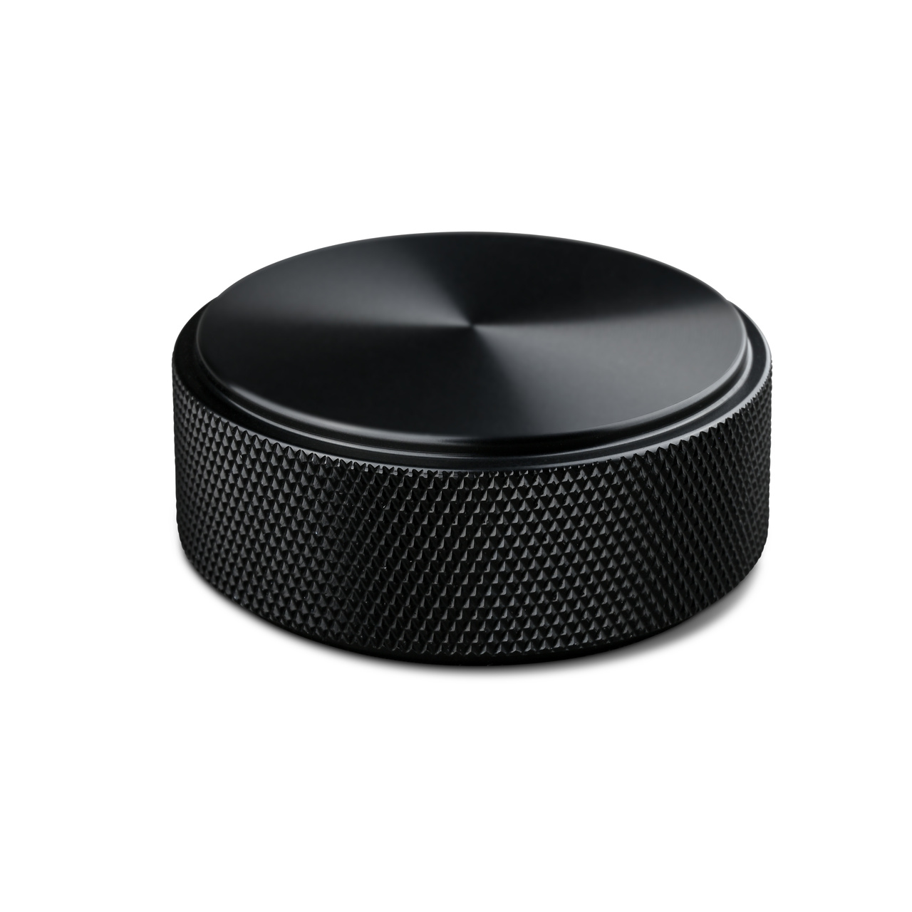 KNOB RIMINI DIAM. 50MM KNURLED MATT BLACK