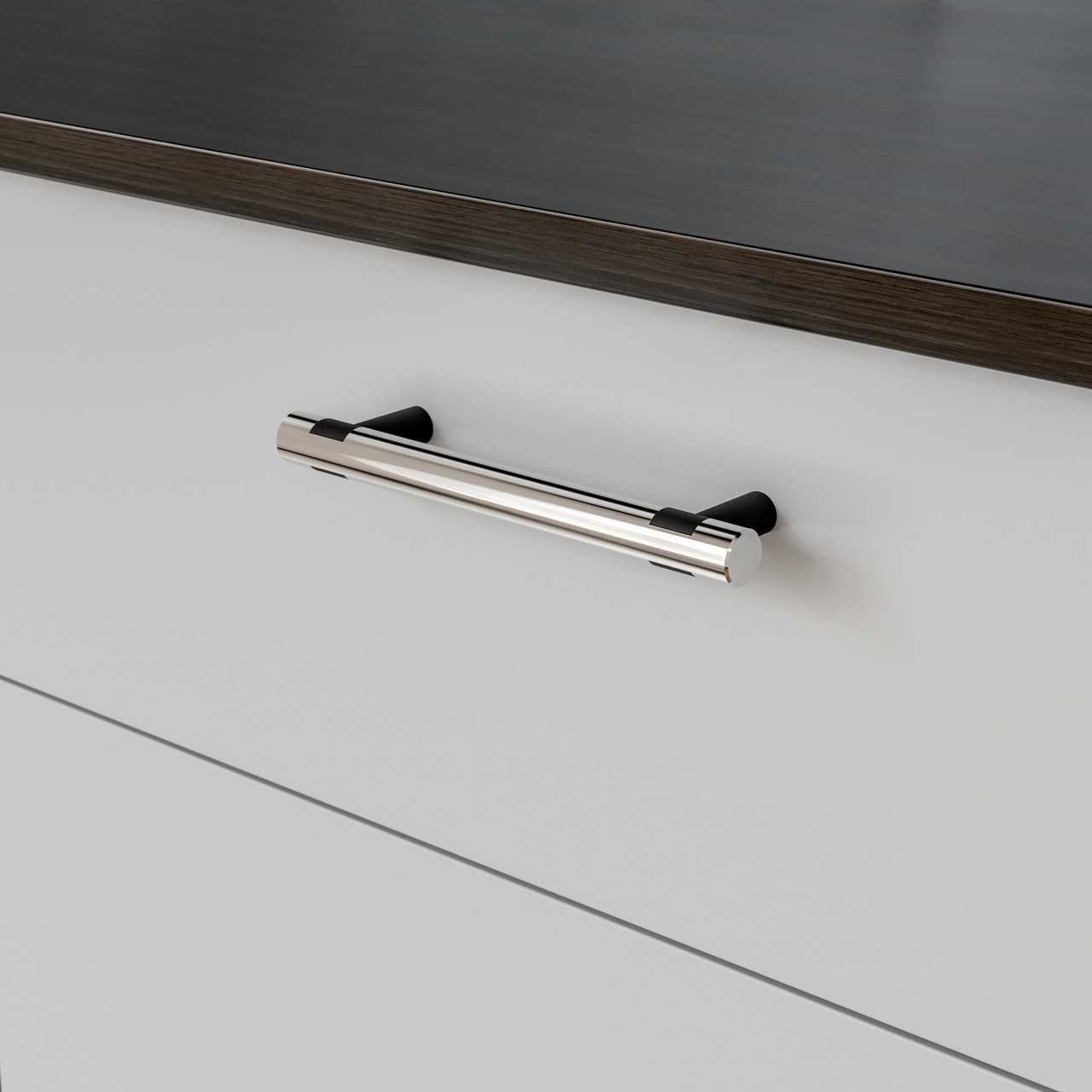 HANDLE VARBERG CC128 CHROME/MATT BLACK