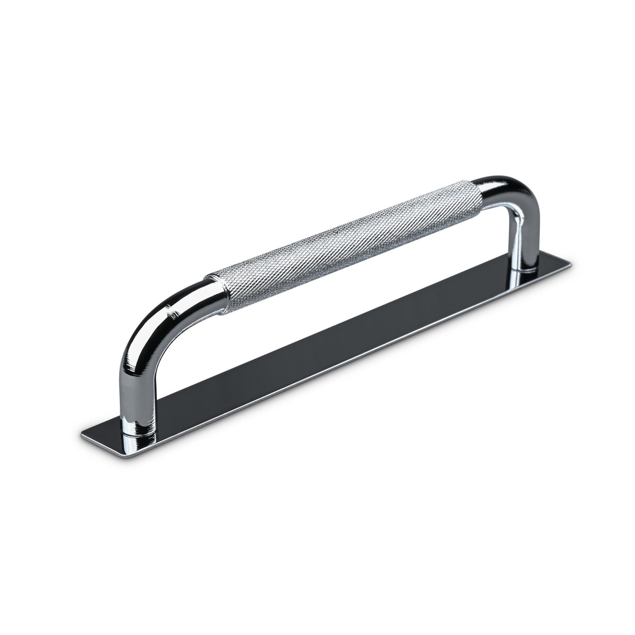 HANDLE PERUGIA CC160 KNURLED STAINLESS STEEL-LOOK