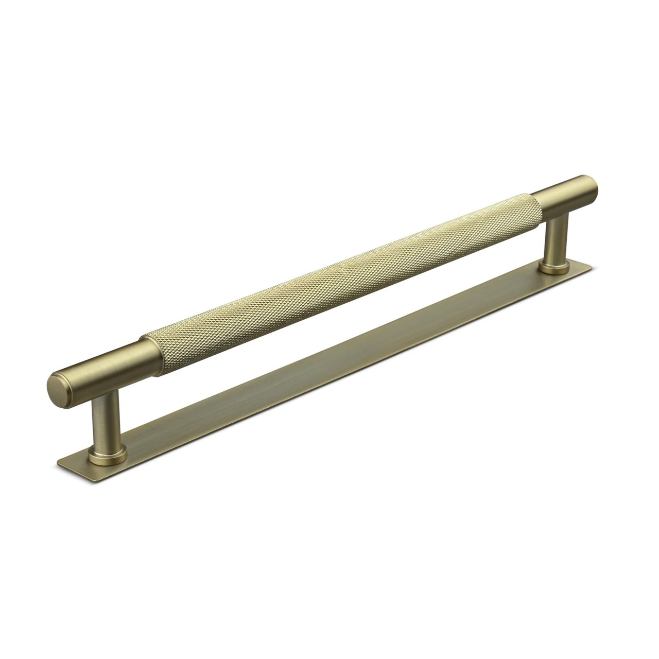 HANDLE SALO CC224 KNURLED MATT BRASS