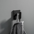 Backplate leather Colmar Knob/hook