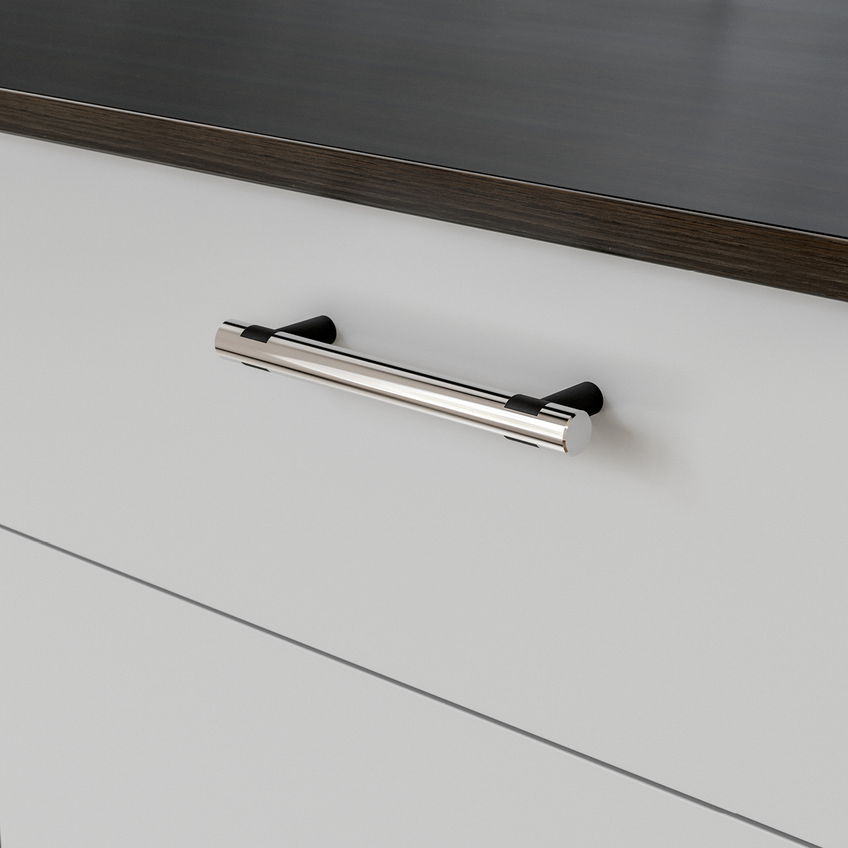 HANDLE VARBERG CC128 CHROME/MATT BLACK