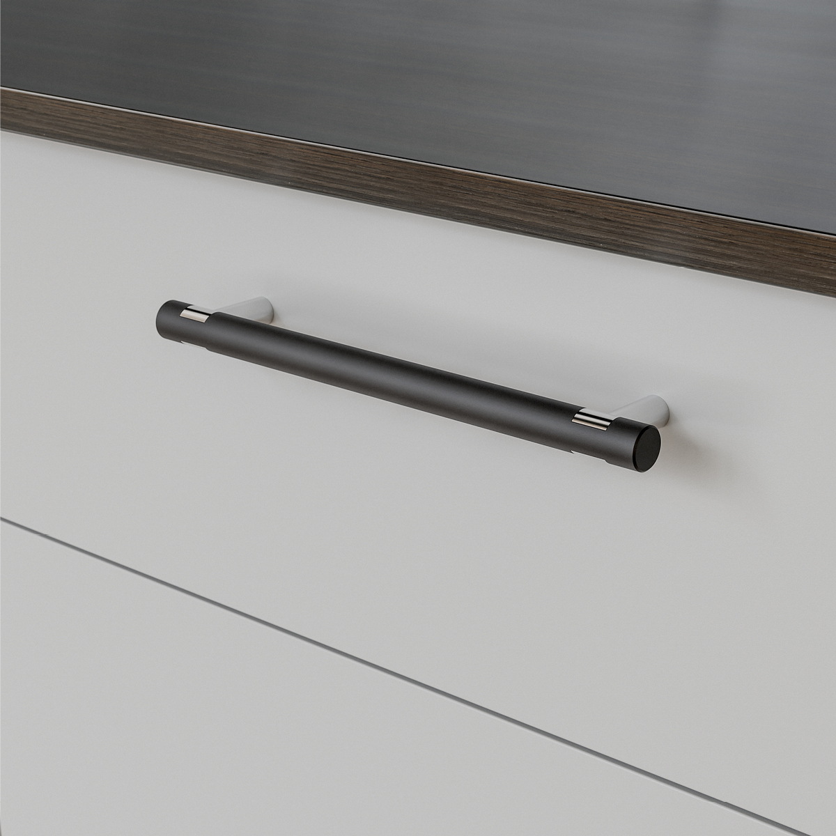 HANDLE VARBERG CC192 MATT BLACK/CHROME