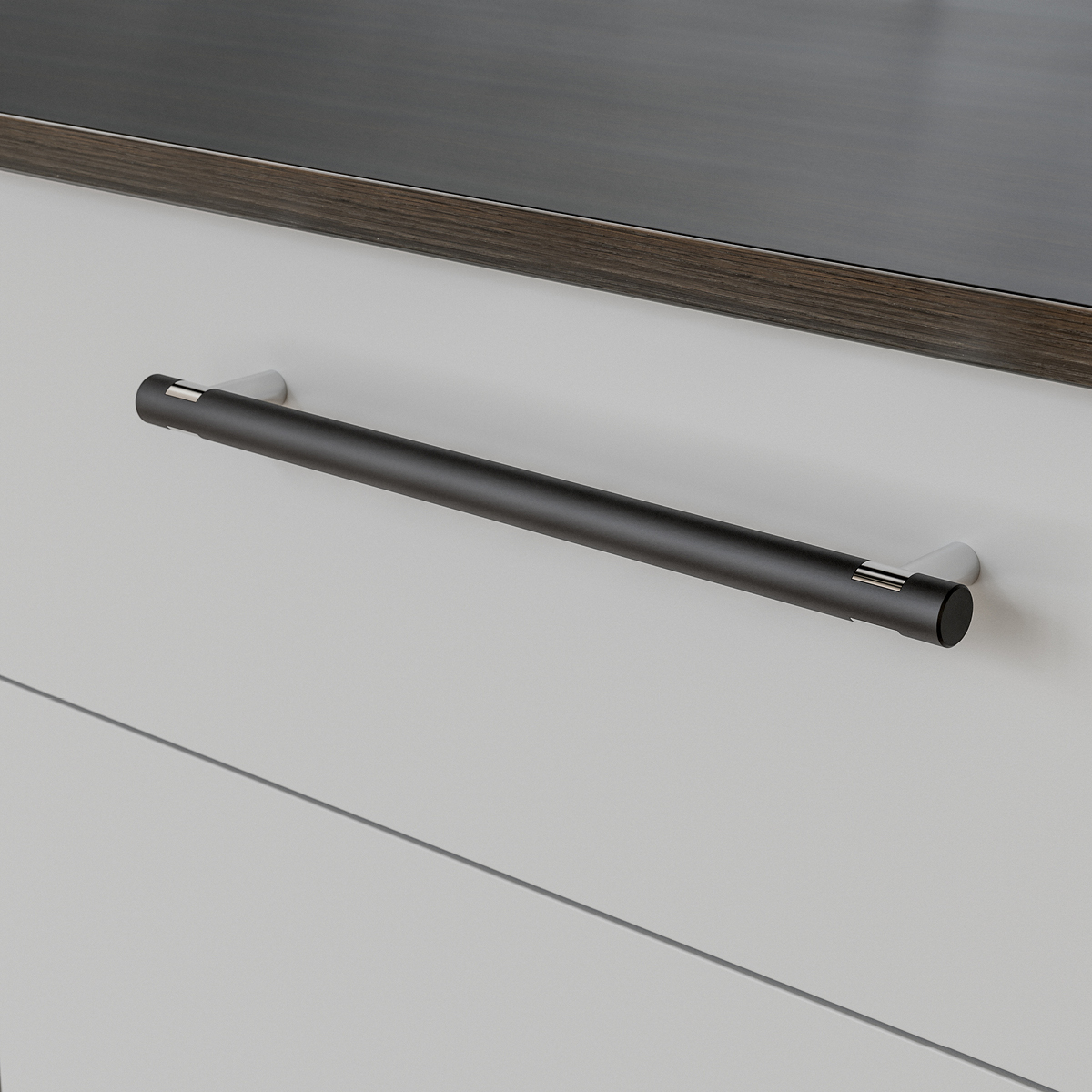 HANDLE VARBERG CC256 MATT BLACK/CHROME